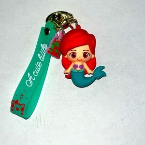 Disney the little mermaid aerial keychain/ bag clip